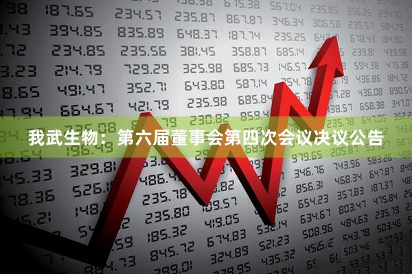 我武生物：第六届董事会第四次会议决议公告